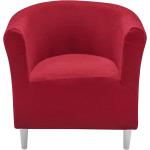 Housses de fauteuil Blancheporte rouges extensibles en promo 