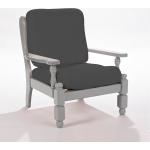Housses de fauteuil Blancheporte grises extensibles rustiques 
