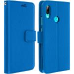 Coque Huawei P Smart Avizar bleus à rayures en silicone (2019) type portefeuille en promo 