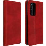 Coques Huawei P40 Avizar rouges à rayures en silicone 