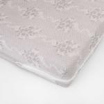Alèses de lit Blancheporte grises à fleurs en polyester à motif fleurs lavable en machine 80x190 cm 