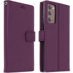 Housses Samsung Galaxy Note Avizar violettes à rayures en silicone en promo 