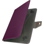 Housses Avizar violettes en cuir synthétique de tablette 10 pouces 