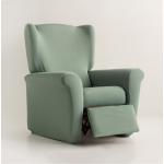 Housses de fauteuil vertes en polyester inspirations zen lavable en machine 
