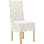 Housses de chaise blanches en polyester extensibles 