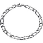 Bracelets Housweety argentés en acier à perles fantaisie personnalisés look fashion 
