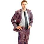 How I Met Your Mother Pyjama en soie violet avec t-shirt gris (Iron Purple) (homme X-Large)