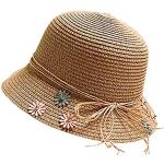 Chapeaux de paille kaki look fashion pour fille de la boutique en ligne Amazon.fr 