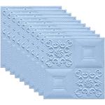 Papiers peints brique bleus à carreaux auto-adhésifs modernes 