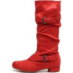 Chaussures de tango rouges en fibre synthétique Pointure 38 look fashion pour femme 