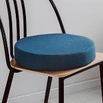 Galettes de chaise bleues en éponge 50x50 cm 