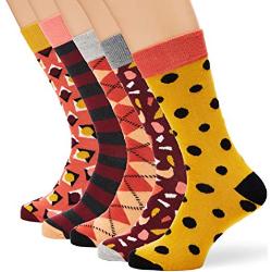 HS by Happy Socks HS Stone 5-Pack Socks Chaussettes, Multicolore (Multicolore 450), 7/10/2019 (Taille Fabricant: 41-46) Homme