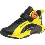 Chaussures de basketball  jaunes Pointure 36 look fashion pour enfant 