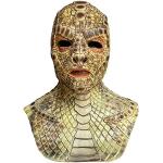 Masques d'halloween en latex à motif serpents look fashion 