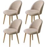 Housses de chaise beiges nude à carreaux extensibles scandinaves 