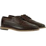 Chaussures montantes Hudson marron en tissu à lacets Pointure 40 look casual pour homme 