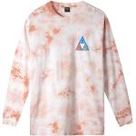 HUF Acid Skull Triple Triangle Long Sleeve T-Shirt X Large Coral Pink