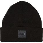 Bonnets Huf Box Logo noirs en fibre acrylique à motif USA Tailles uniques look streetwear pour homme 