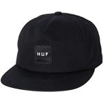 Snapbacks Huf Box Logo noires Tailles uniques look fashion pour homme 