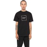 T-shirts Huf Essentials noirs à manches courtes à manches courtes Taille XL look fashion pour homme 