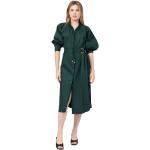 Robes d'été de créateur HUGO BOSS BOSS vertes à manches trois-quart Taille XXL look fashion pour femme 