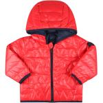 Vestes d'hiver de créateur HUGO BOSS BOSS rouges en polyester enfant 