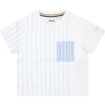 T-shirts à rayures HUGO BOSS BOSS blancs à rayures en coton de créateur Taille 9 ans pour fille de la boutique en ligne Miinto.fr avec livraison gratuite 
