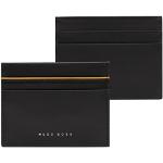 Porte-cartes bancaires de créateur HUGO BOSS BOSS noirs look fashion pour femme 