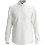 Chemises de créateur HUGO BOSS BOSS blanches à manches longues à manches longues Taille XS look casual 