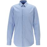 Chemises de créateur HUGO BOSS BOSS bleues à manches longues à manches longues Taille XS pour homme 