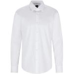 Chemises de créateur HUGO BOSS BOSS blanches à logo en coton à manches longues stretch à manches longues Taille 3 XL look business pour homme 
