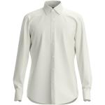Chemises de créateur HUGO BOSS BOSS blanches en coton à manches longues stretch à manches longues Taille 3 XL 