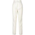 Pantalons taille haute de créateur HUGO BOSS BOSS blancs tapered Taille XL pour femme 
