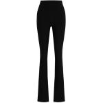 Pantalons taille haute de créateur HUGO BOSS BOSS noirs en polyamide Taille XS pour femme 