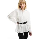 Chemises de créateur HUGO BOSS HUGO blanches col italien Taille XS classiques pour femme en promo 
