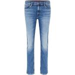 Jeans slim turquoise en denim W33 look fashion pour homme 