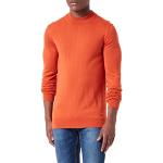 Pulls orange en laine Taille L look fashion pour homme en promo 