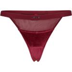 Strings taille basse rouges en velours Taille M 