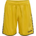 Shorts de sport Hummel Authentic jaunes en polyester respirants Taille M pour homme en promo 