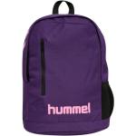 Sacs à dos de sport Hummel Core violets en polyester avec poches extérieures en promo 