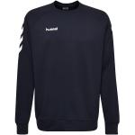 Sweatshirts Hummel bleus Taille 12 ans pour fille en promo de la boutique en ligne 11teamsports.fr 