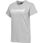 T-shirts Hummel Go gris en jersey à manches courtes à manches courtes Taille XL scandinaves pour femme en promo 