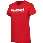 T-shirts Hummel Go rouges en jersey à manches courtes à manches courtes Taille XL scandinaves pour femme en promo 