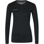 Maillots de sport Hummel First Performance noirs en polyester respirants Taille L pour femme en promo 
