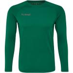 Maillots de corps Hummel First Performance verts en polyester respirants Taille XXL pour homme en promo 