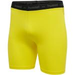 Leggings courts jaunes en polyester Taille S look sportif 