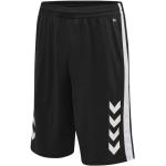 Shorts de sport Hummel Core noirs en polyester respirants Taille 4 XL pour homme en promo 