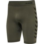 Shorts de sport Hummel kaki en nylon Taille XXL pour homme en promo 