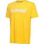 T-shirts Hummel Go jaunes à logo à manches courtes à manches courtes Taille L scandinaves pour homme 