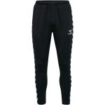 Pantalons de sport Hummel Training noirs en polyester respirants Taille XL pour homme en promo 